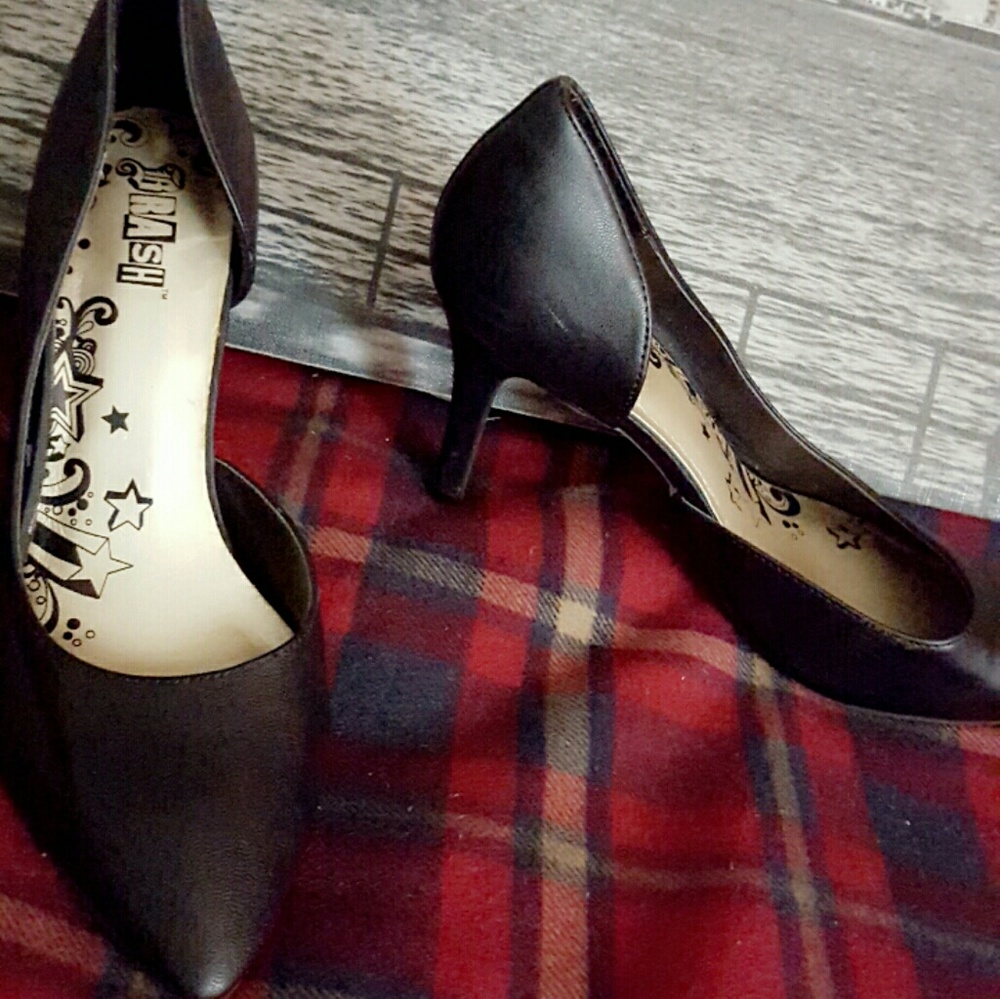 Brash black high heels